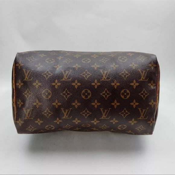 Louis Vuitton speedy 30 monogram canvas and leather. - Picture 6 of 16